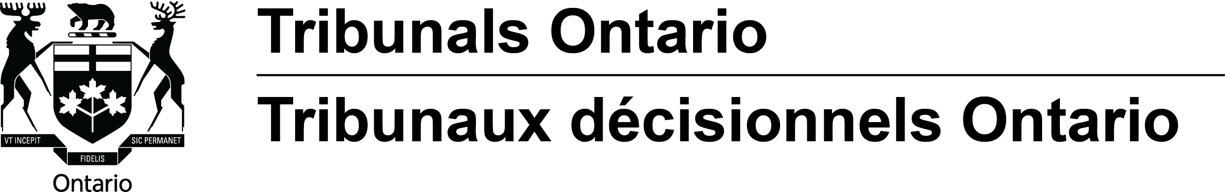 Tribunals Ontario Banner / Tribunaux décisionnels Ontario Bannier